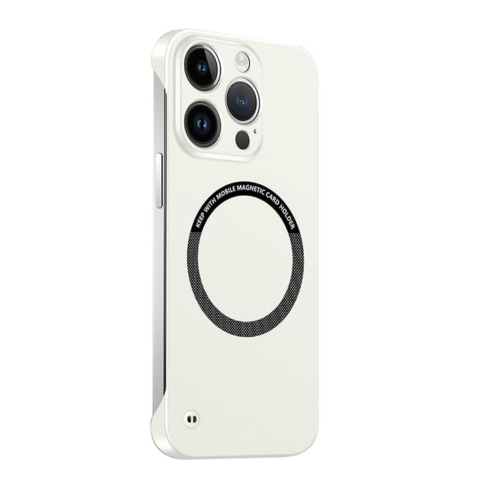 Doulings Frameless Magnetic Series Designed for iPhone 16 Plus CaseCompatible with MagSafe Borderless Ultra Thin Slim Fi