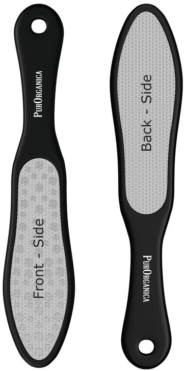 PurOrganica Premium Foot File - 10.6" Long - Professional Corn and Callus Remover Pedicure Rasp - for Thick, Cracked, Dead and Dry Skin - for Scaly F