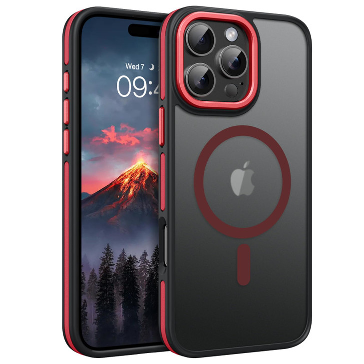 BENTOBEN for iPhone 16 Pro Max Magnetic Case Compatible with MagSafe Translucent Matte Slim Fit AntiSlip Shockproof Wome