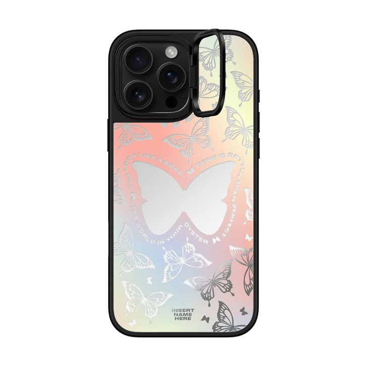 CASETiFY Mirror Ring Stand Case for iPhone 16 Pro Max Kickstand 49 ft 1X Military Grade Drop ProtectionCompatible with M