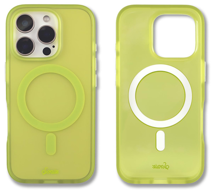 Sonix Case for iPhone 16 Pro Compatible with MagSafe 10ft Drop Tested Frosted Matte Citrine