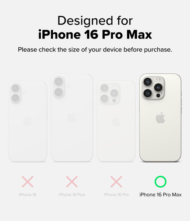 Ringke Rugged Gear for iPhone 16 Pro Max Case Compatible with MagSafe Prevents Oily Smudges NonSlip Enhanced Grip Protec