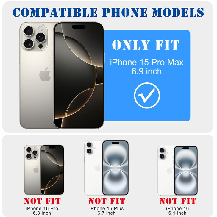 HYUEKOKO Compatible with iPhone 16 Pro Max 69 Inch Case with Magsafe Gardient Plating Heart Glitter Magnetic Case for Wo