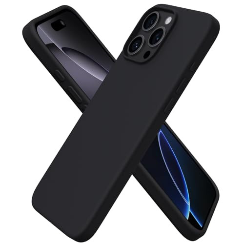 ORNARTO Compatible with iPhone 16 Pro Max Case 69 Slim Liquid Silicone 3 Layers Soft Gel Rubber Shockproof Protective Co