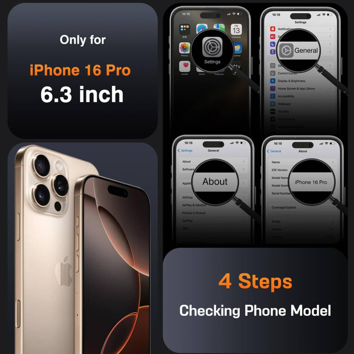 LOHASIC for iPhone 16 Pro Case Leather Slim Luxury Designer Cover Compatible with Apple iPhone 16 Pro Soft Vegan Aesthet