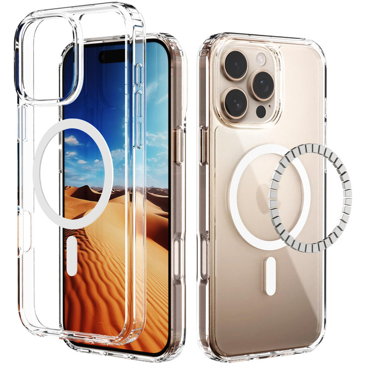 IDweel Magnetic for iPhone 16 Pro Max Case Compatible with Magsafe Shockproof Shock Absorption Slim Fit Lightweight Scra
