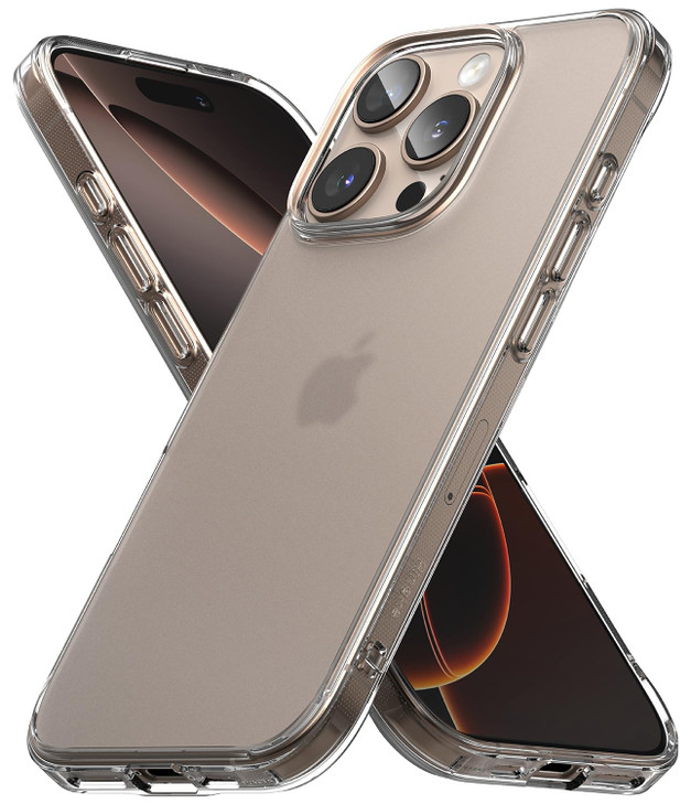 Ringke Fusion for iPhone 16 Pro Max Case Oil Dirt Resistant AntiFingerprint Technology Prevents Oily Smudges Phone Cover