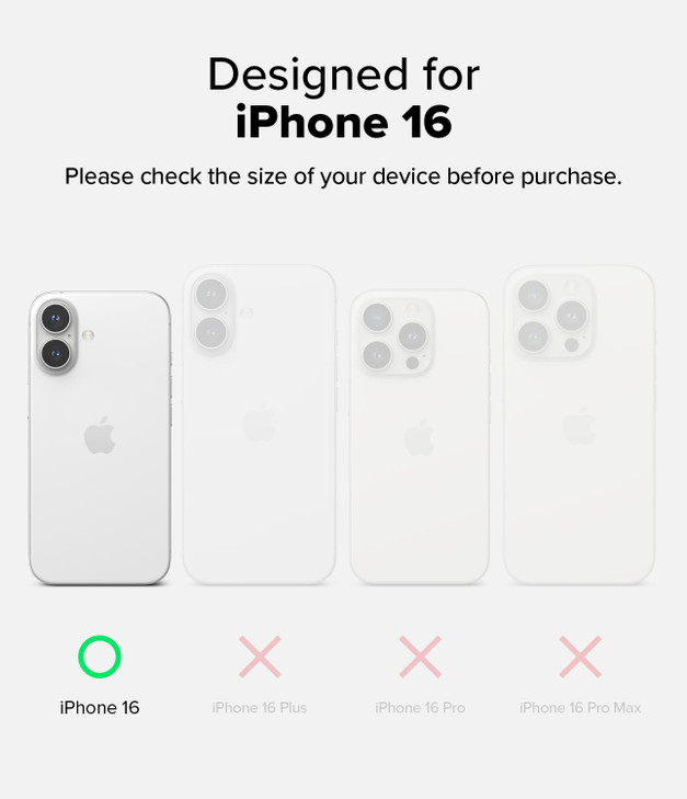 Ringke FusionX for iPhone 16 Case Precise Cutouts for Camera Lenses Augmented Bumper Heavy Duty Shockproof Protective Co