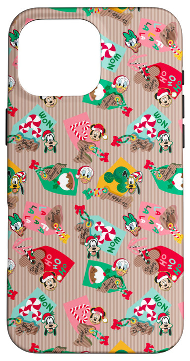 Disney Mickey Mouse Friends Tag Pattern Case for iPhone 16 Pro Max