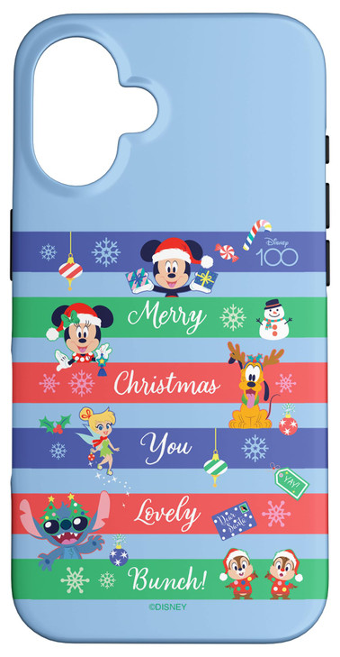 Disney 100 Mickey Friends Merry Christmas You Lovely Bunch Case for iPhone 16