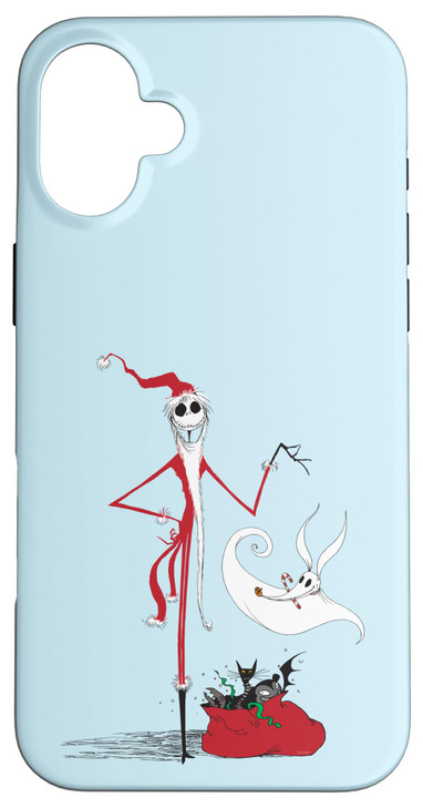 Disney Nightmare Before Christmas Holiday Jack Zero Case for iPhone 16 Plus