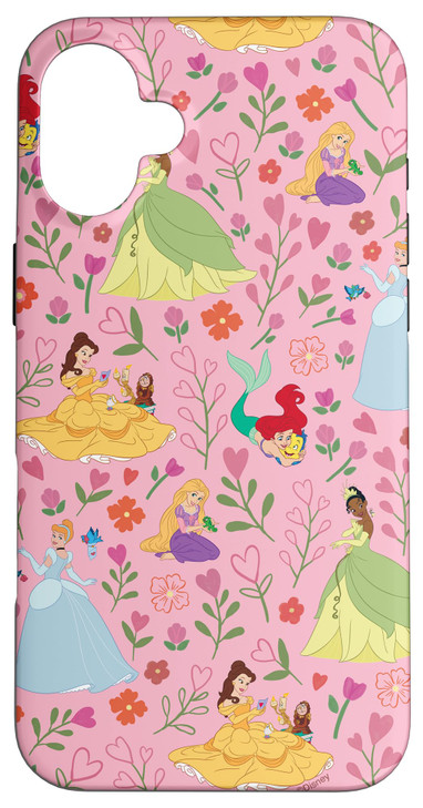Disney Princess Valentines Day Princesses Best Friends Case for iPhone 16 Plus