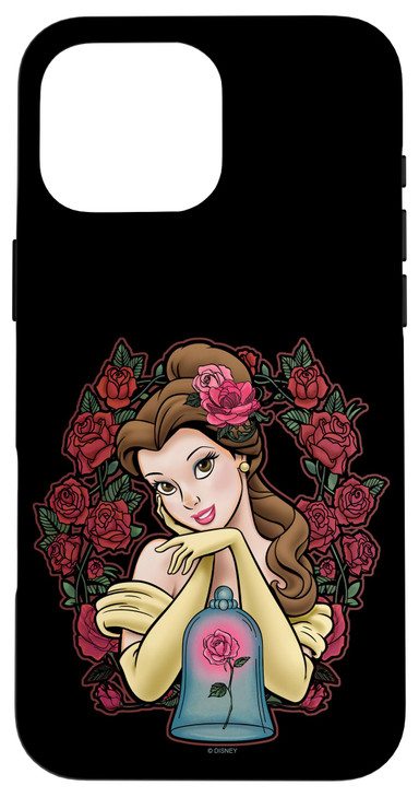 Disney Beauty The Beast Belle Rose Portrait Case for iPhone 16 Pro Max