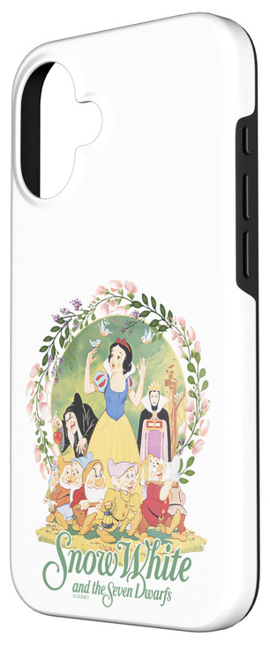 Disney Snow White The Seven Dwarfs Floral Portrait Case for iPhone 16