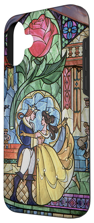 Disney Beauty The Beast Stained Glass Case for iPhone 16 Plus