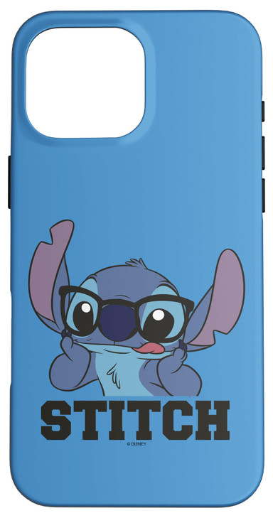 Disney Lilo Stitch Nerdy Stitch Portrait Case for iPhone 16 Pro Max