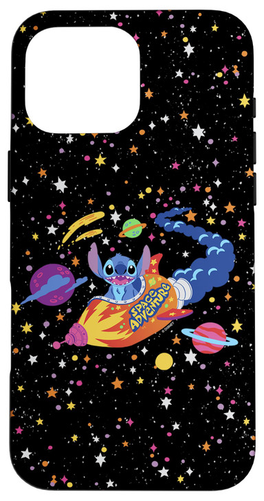 Disney Lilo Stitch Rocket Space Adventure Case for iPhone 16 Pro Max