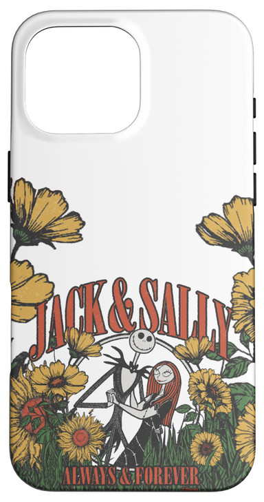 Disney The Nightmare Before Christmas Cute Jack Sally Logo Case for iPhone 16 Pro Max