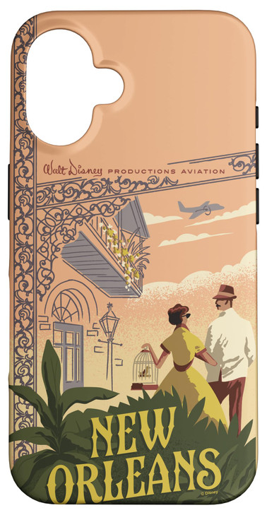 iPhone 16 Mickey Mouse One Walts Plane Travel Poster New Orleans Case