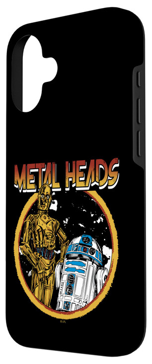 iPhone 16 Star Wars R2D2 C3PO Metal Heads Case