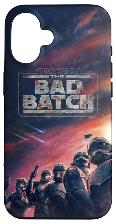 iPhone 16 Star Wars The Bad Batch Sunset Poster Case