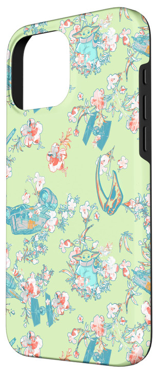 iPhone 16 Pro Max Star Wars The Mandalorian Floral Pattern Case