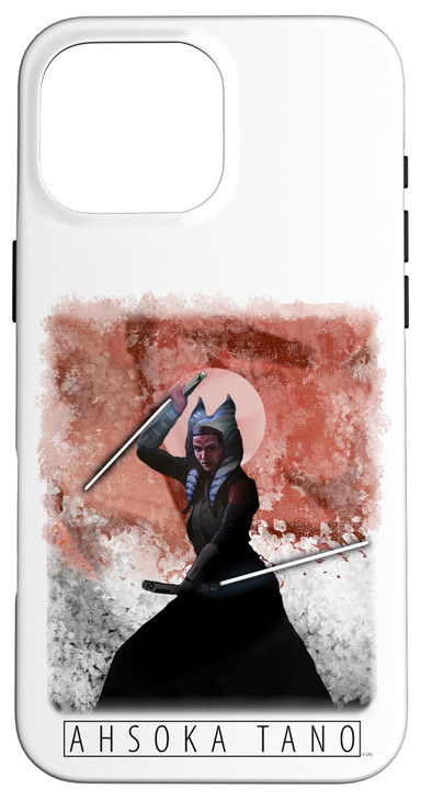 iPhone 16 Pro Max Star Wars The Mandalorian Ahsoka Tano Painted Portrait R13 Case