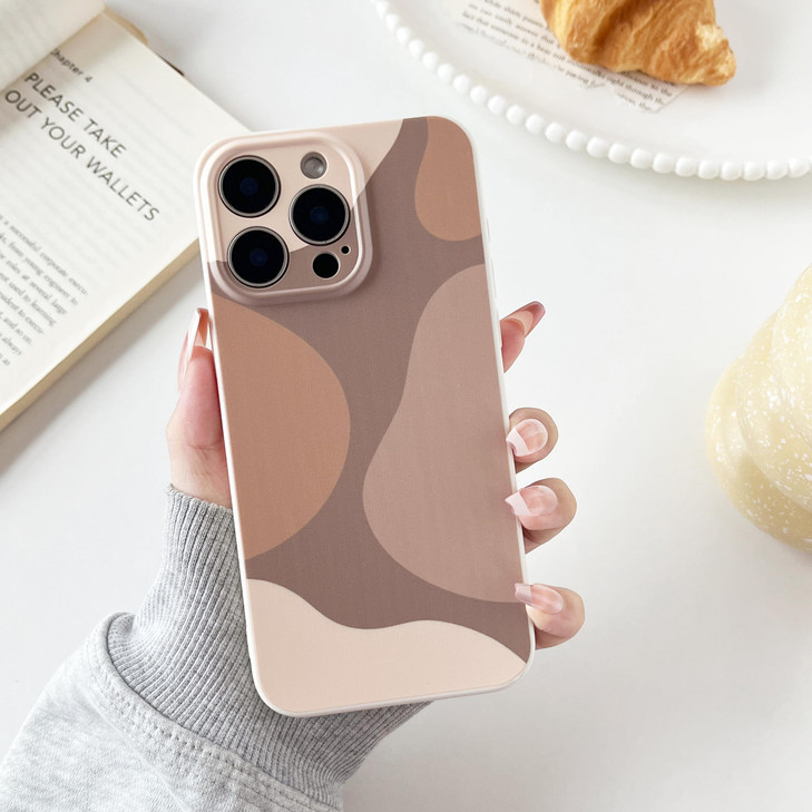 DEFBSC Case for iPhone 16 Pro Max Art Design Cute Aesthetic Print Soft TPU Full Camera Protection Shockproof Cover Slim