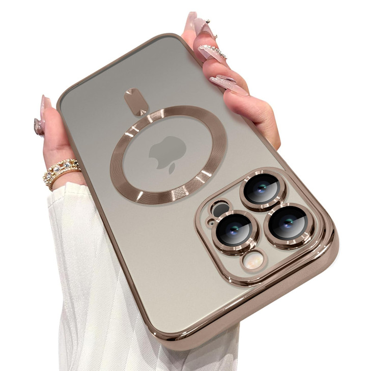OOK Magnetic Case Made for iPhone 16 Pro Max 69 Inch Builtin Camera Lens Protector Compatible with MagSafe Soft TPU Anti