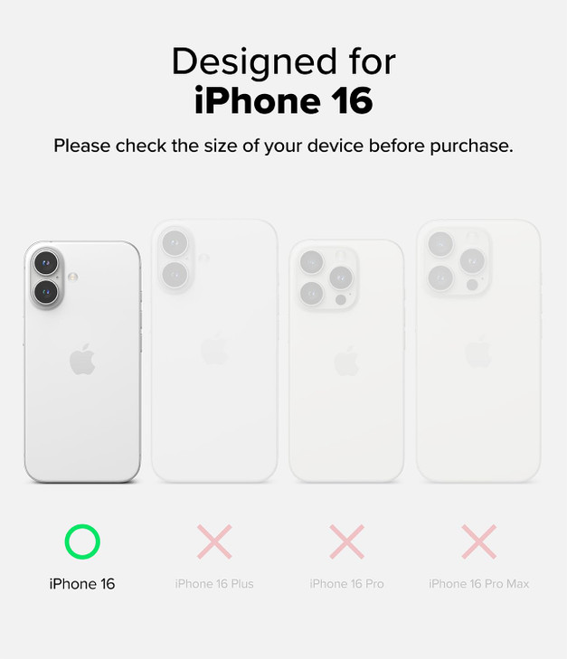 Ringke Fusion for iPhone 16 Case Always Look Classy UV Coating for Scratch Discoloration Resistant Shockproof Air Pocket