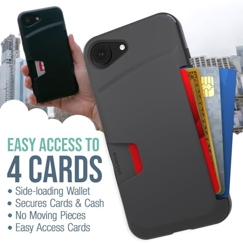 Smartish iPhone 16 Pro Wallet Case Wallet Slayer Vol 1 Slim Protective Credit Card Holder Drop Tested Hidden Flip Card S