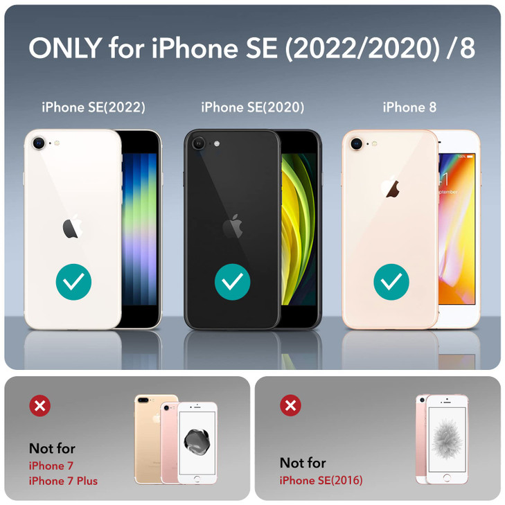 ESR for iPhone SE Case 202220203rd2rdfor iPhone 87 Case Thin Soft TPU Transparent Protective Cover Yellowing Resistant Z
