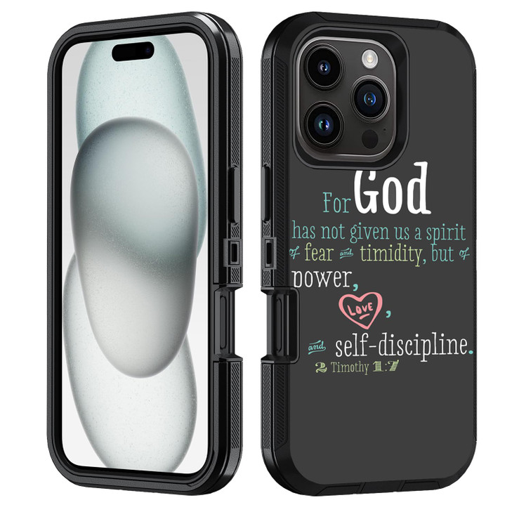 FVAENDHIO for iPhone 16 Pro Max Case Heavy Duty 3 in 1 Hybrid Military Grade Shockproof Drop FullBody Protective Cover f