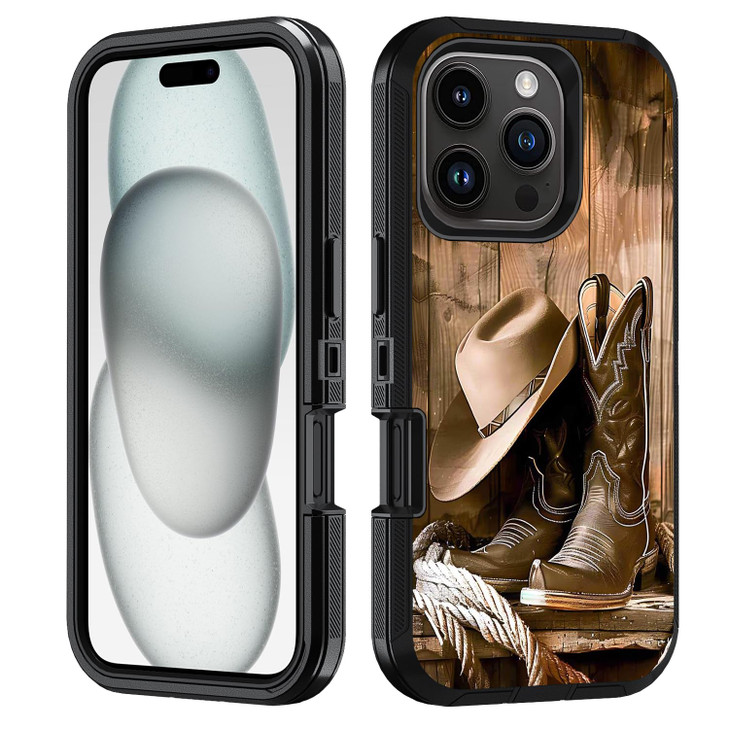 FVAENDHIO for iPhone 16 Pro Max CaseHeavy Duty 3 in 1 Hybrid Military Grade Shockproof Drop FullBody Protective Cover fo