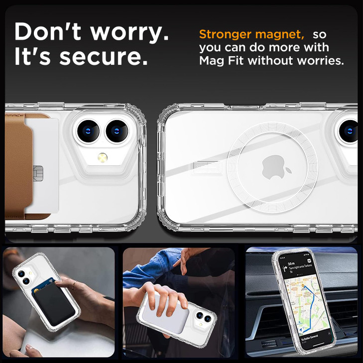 AICase for iPhone 16 Plus CaseClear Built for MagSafe3 in 1 Heavy Duty Drop Protection Rugged ShockproofDropDust Proof 3