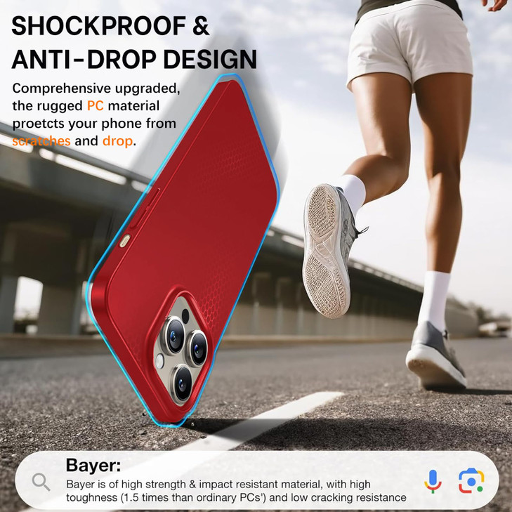 Gxmeuie for iPhone 16 Pro 5G Ultra Thin Case Silky TouchAntiFingerprint 16 Pro Slim Hard PC Matte Back Cover AntiScratch
