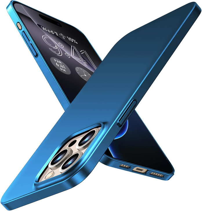 Gxmeuie for iPhone 16 Pro Max 5G Ultra Thin Case Silky TouchAntiFingerprint 16 Pro Max Slim Hard PC Matte Back Cover Ant