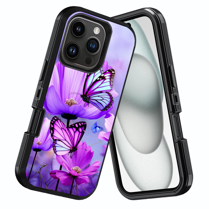 DEHJYYIJUY Designed for iPhone 16 Pro Max Case Shockproof DustDrop Proof 3Layer Heavy Duty Full Body Rugged Protective C