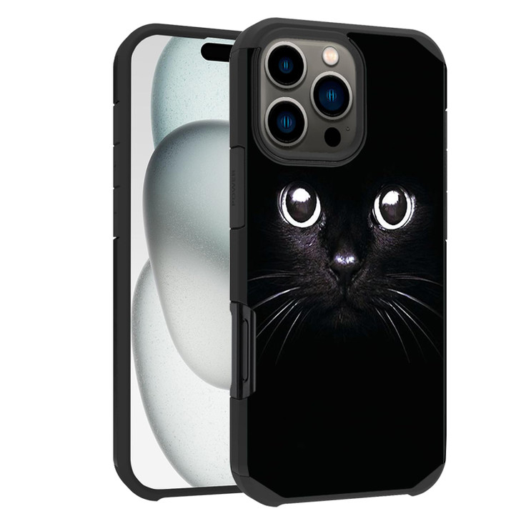 FQTBCEARI for iPhone 16 Pro Max Case Hybrid Hard PC Soft Silicone Heavy Duty Dual Layer Shockproof Drop FullBody Protect
