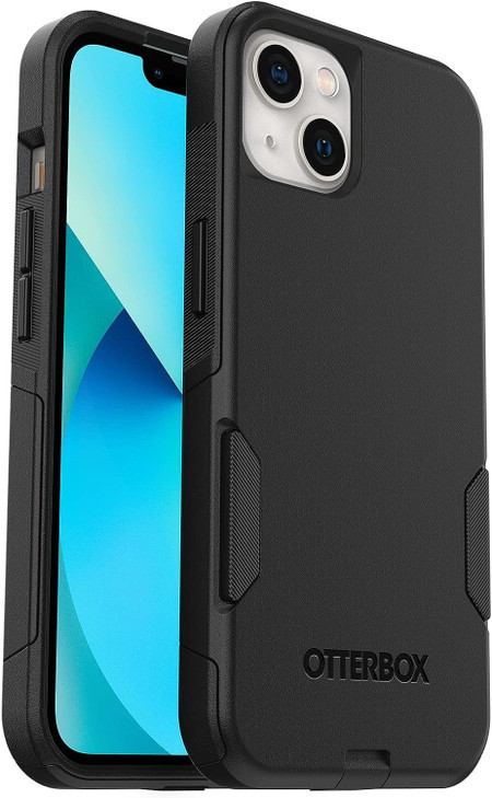 OtterBox iPhone 13 ONLY Commuter Series Case Black Slim Tough PocketFriendly with Port Protection
