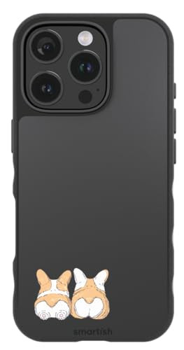 Smartish Corgi Bunz iPhone 16 Pro Slim Case Gripmunk Lightweight Protective Thin Cover Fits iPhone 16 Pro