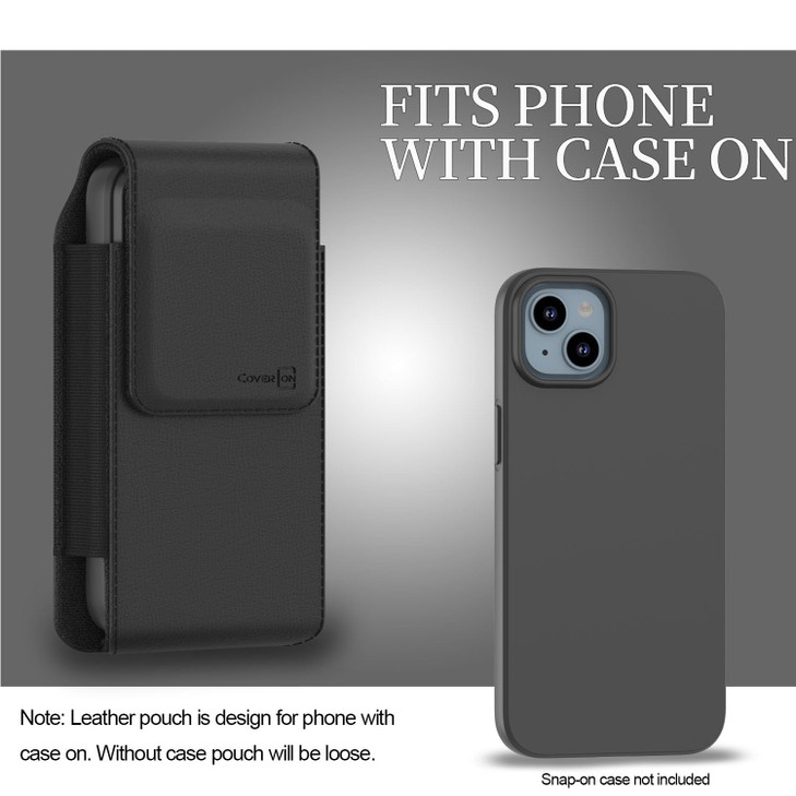 CoverON Holster for Apple iPhone 17 Air 17 Pro Max16 15 16 15 Pro max 14 13 12 11 Plus Xs Pro Max Cell Phone Case Belt C