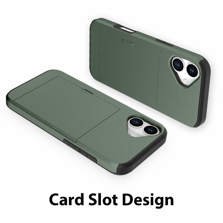 ZIYE for iPhone 16 Plus Wallet Case with Card Holder AntiScratch Dual Layer Hidden Pocket Case Shockproof Cover Compatib