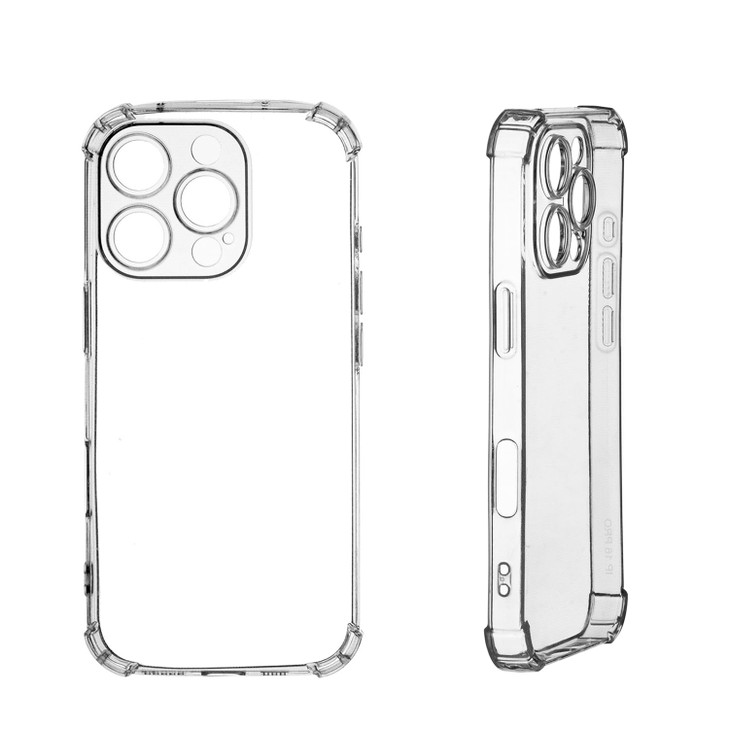 LOOKSEVEN for iPhone 16 Pro Case Clear Transparent Silicone TPU Rubber Back Cover Case Compatible for iPhone 16 Pro 63 i