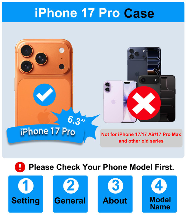 BXYJY for iPhone 17 Pro Phone Case Wallet Card Holder 45 Cards Slide Camera Cover Military Grade Protection Rugged Hard
