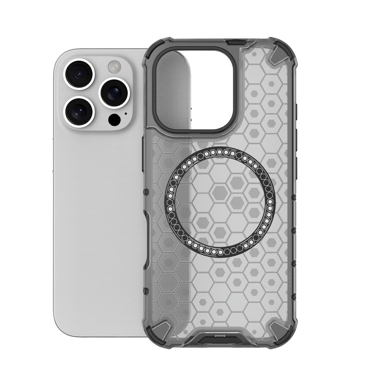 Ephoou Transparent Case for iPhone 16 Pro Max Compatible with MagSafe Accessories Wireless Charging Slim AntiScratch Sho