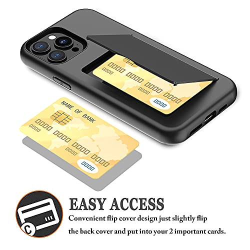 Asuwish Phone Case Compatible with iPhone 16 Pro Max 69 inch and Tempered Glass Screen Protector Cover Cell Card Holder