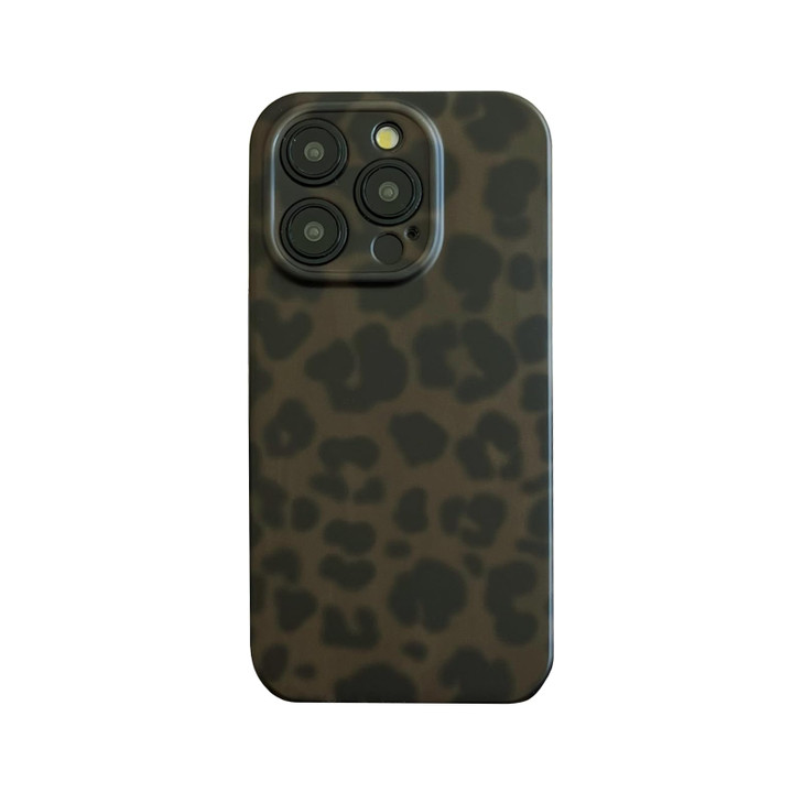 Reezaddin Dark Green Cheetah Leopard Print Phone Case for iPhone 13 Pro 61inRetro Matte Tortoise Shell Cool Girl Trendy