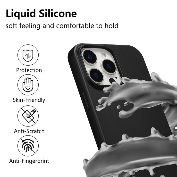 ZTOFERA for iPhone 16 Pro Max Case with StrapCrossbody Phone Case with Adjustable Neck Shoulder LanyardSoft Silicone Sho