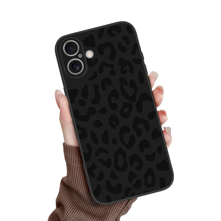Newseego for iPhone 16 Plus Case Cute Luxury Leopard Pattern Design Soft TPU Bumper Case for Girls Women Shockproof Full